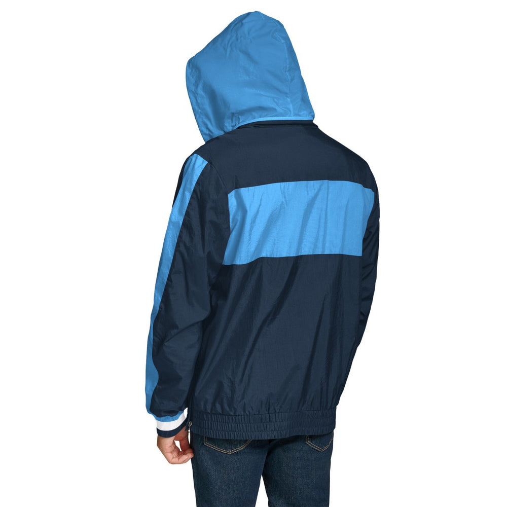 Tennessee Titans Tommy Hilfiger Gael Lightweight Half-Zip Hoodie Jacket Navy - NFL
