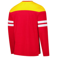 Kansas City Chiefs G-III Sports by Carl Banks Adaptive Hail Mary Long Sleeve T-Shirt Red/Gold - NFL