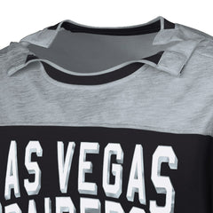 Las Vegas Raiders G-III Sports by Carl Banks Adaptive Hail Mary Long Sleeve T-Shirt Black/Silver - NFL