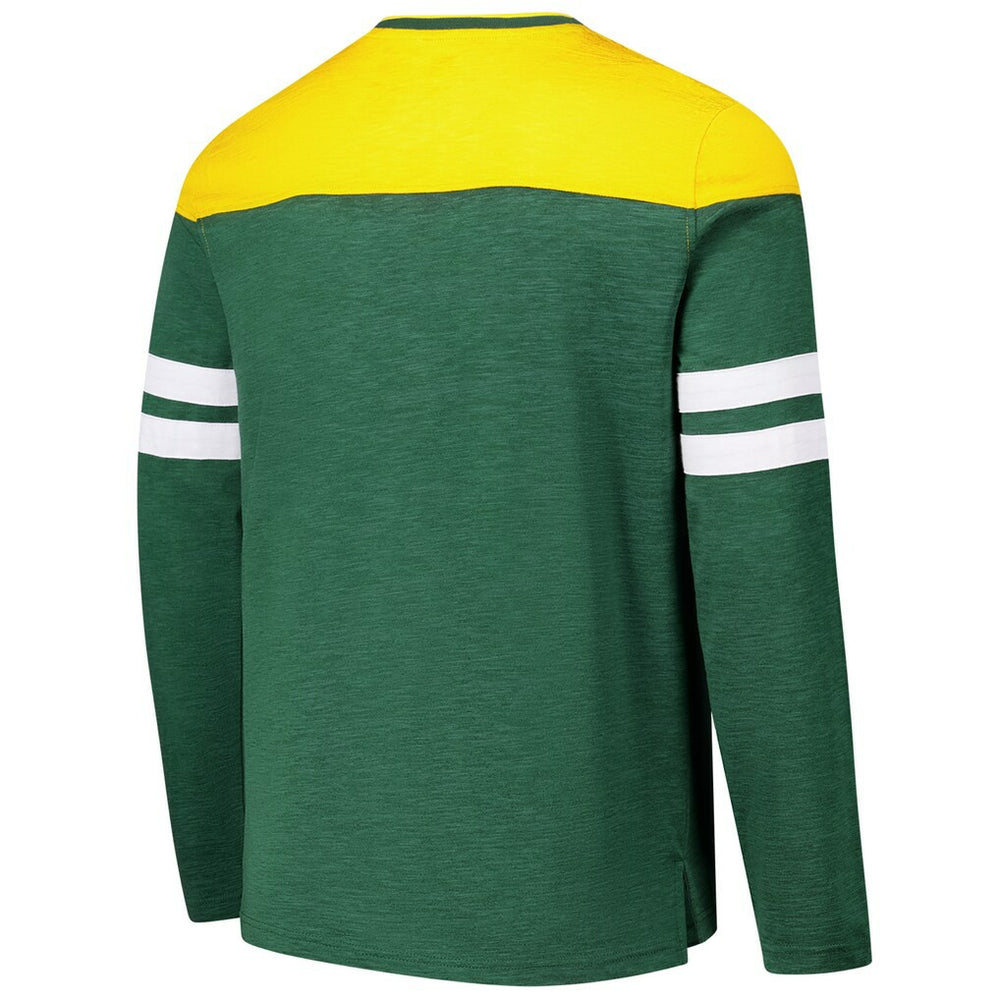 Green Bay Packers G-III Sports by Carl Banks Adaptive Hail Mary Long Sleeve T-Shirt Green/Gold - NFL