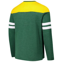 Green Bay Packers G-III Sports by Carl Banks Adaptive Hail Mary Long Sleeve T-Shirt Green/Gold - NFL