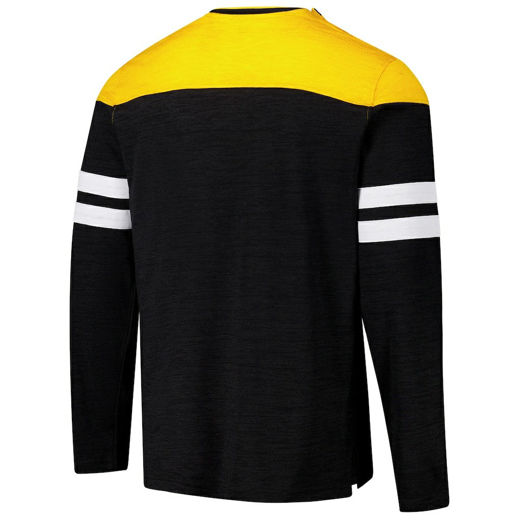 Pittsburgh Steelers G-III Sports by Carl Banks Adaptive Hail Mary Long Sleeve T-Shirt Black/Gold - NFL