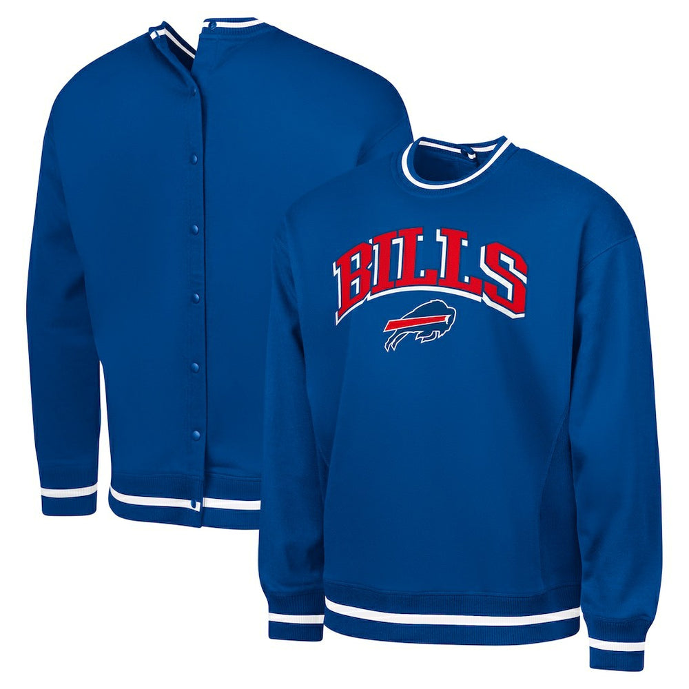 Buffalo Bills G-III Sports by Carl Banks Adaptive Blocker Fleece Pullover Sweatshirt Royal - NFL