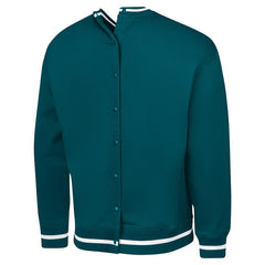 Philadelphia Eagles G-III Sports by Carl Banks Adaptive Blocker Fleece Pullover Sweatshirt Midnight Green - NFL