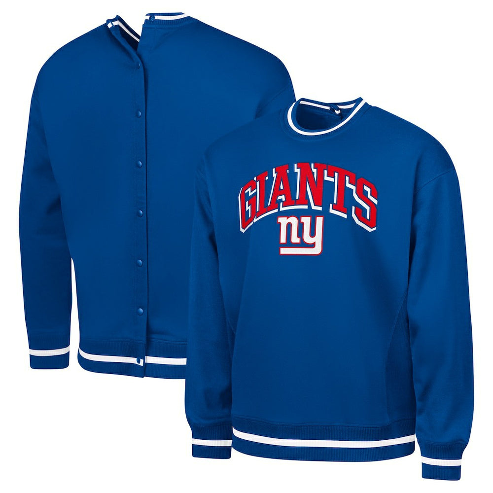 New York Giants G-III Sports by Carl Banks Adaptive Blocker Fleece Pullover Sweatshirt Royal - NFL