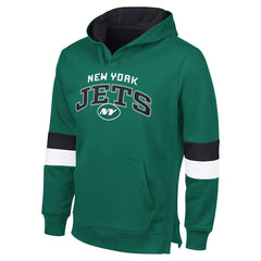 New York Jets G-III Sports by Carl BanksMen's Adaptive Faceoff Pullover Hoodie Green/Gray - NFL