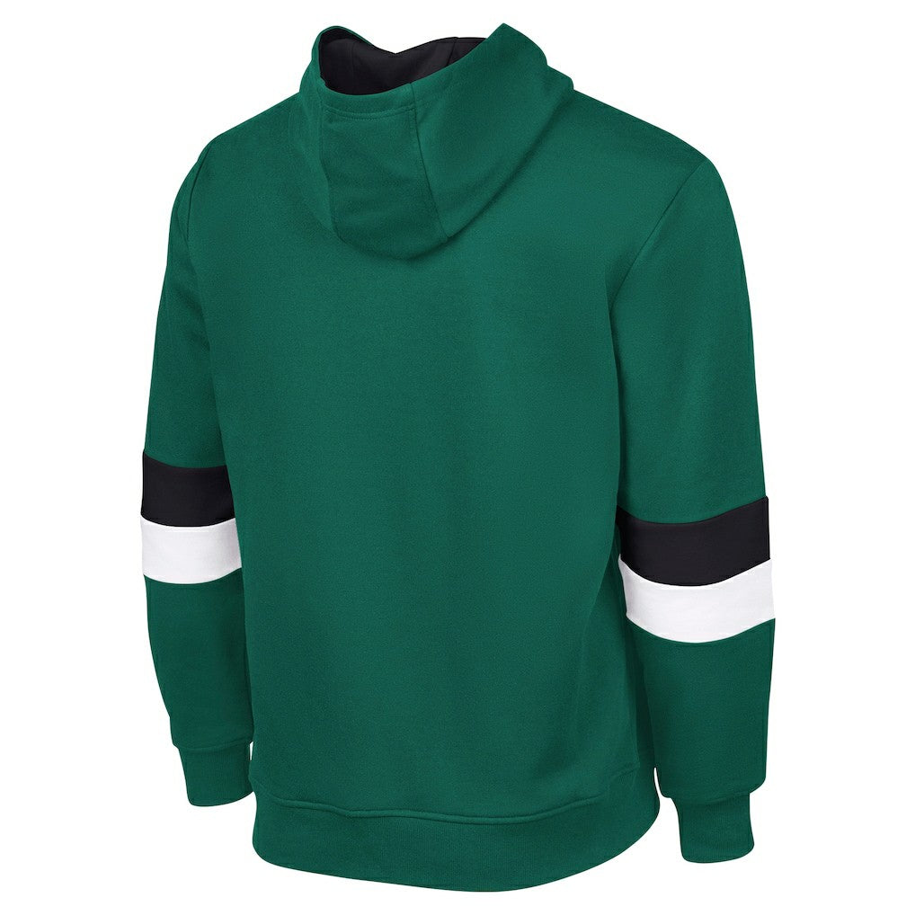 New York Jets G-III Sports by Carl BanksMen's Adaptive Faceoff Pullover Hoodie Green/Gray - NFL