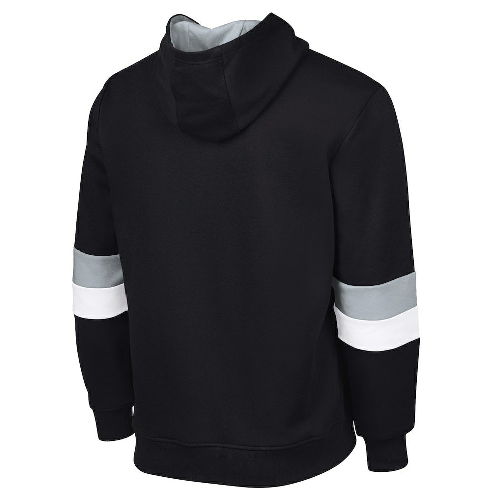 Las Vegas Raiders G-III Sports by Carl Banks Adaptive Faceoff Pullover Hoodie Black/Silver - NFL