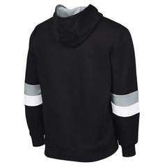 Las Vegas Raiders G-III Sports by Carl Banks Adaptive Faceoff Pullover Hoodie Black/Silver - NFL
