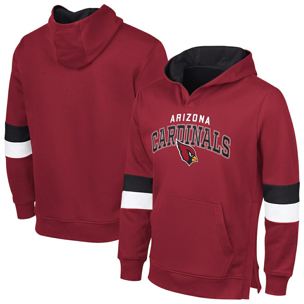 Arizona Cardinals G-III Sports by Carl Banks Adaptive Faceoff Pullover Hoodie Cardinal/Black - NFL