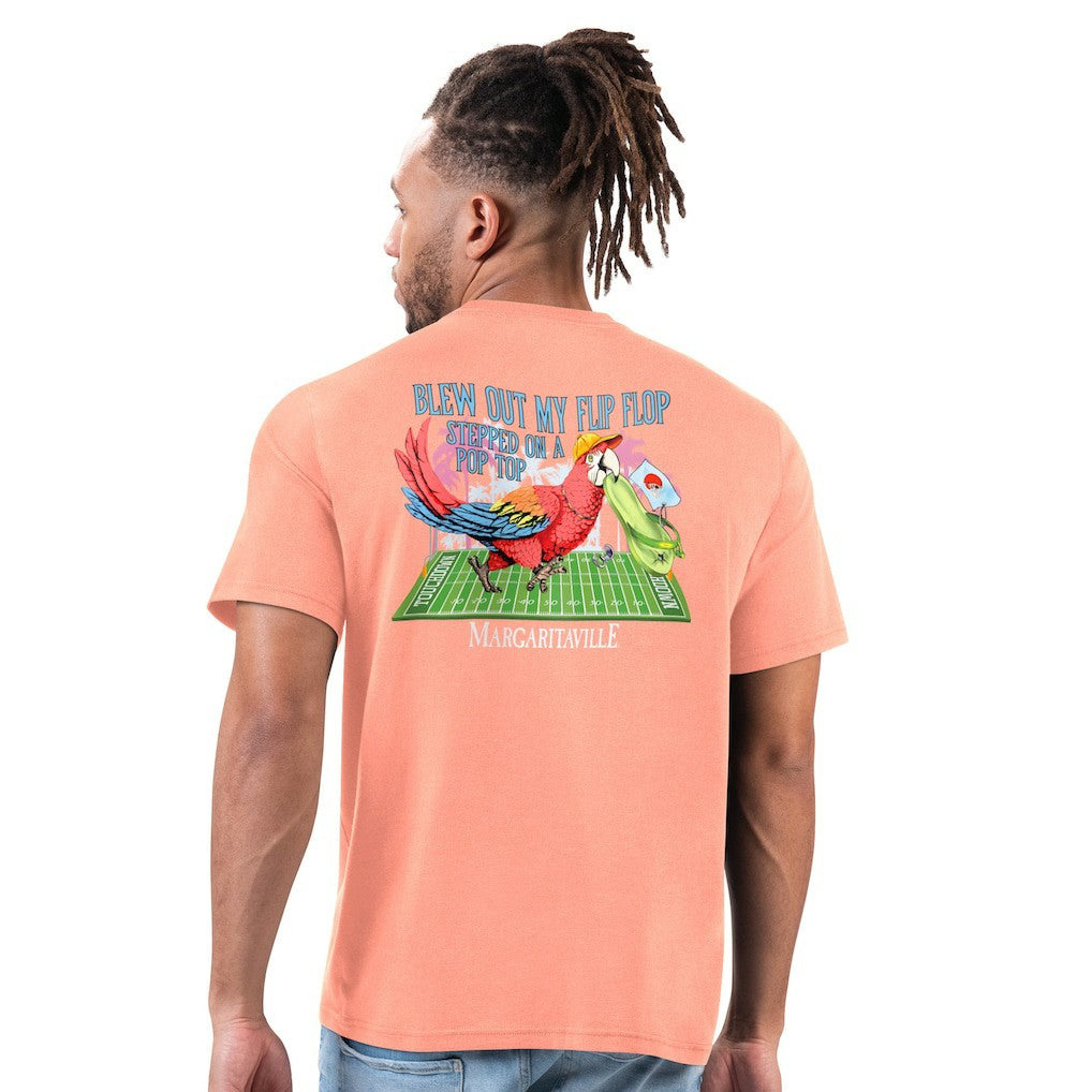 Cleveland Browns Margaritaville Flip Flop T-Shirt Orange - NFL