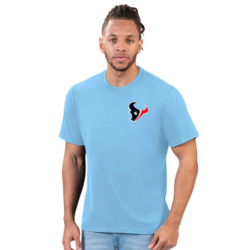 Houston Texans Margaritaville Flip Flop T-Shirt Light Blue - NFL