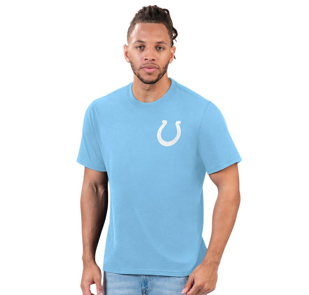 Indianapolis Colts Margaritaville Flip Flop T-Shirt Light Blue - NFL