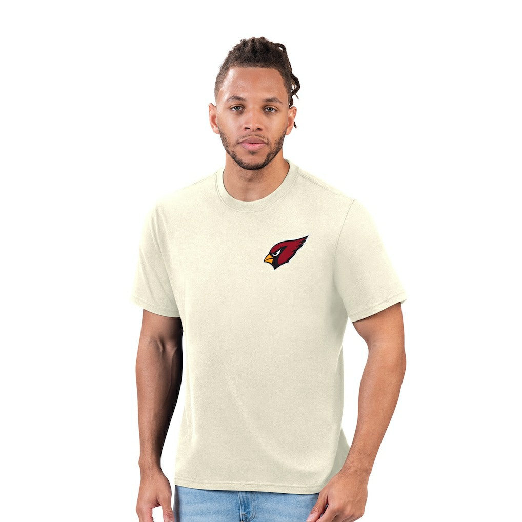 Arizona Cardinals Margaritaville Flip Flop T-Shirt Cream - NFL