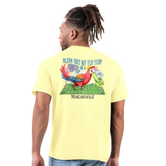 New Orleans Saints Margaritaville Flip Flop T-Shirt Gold - NFL