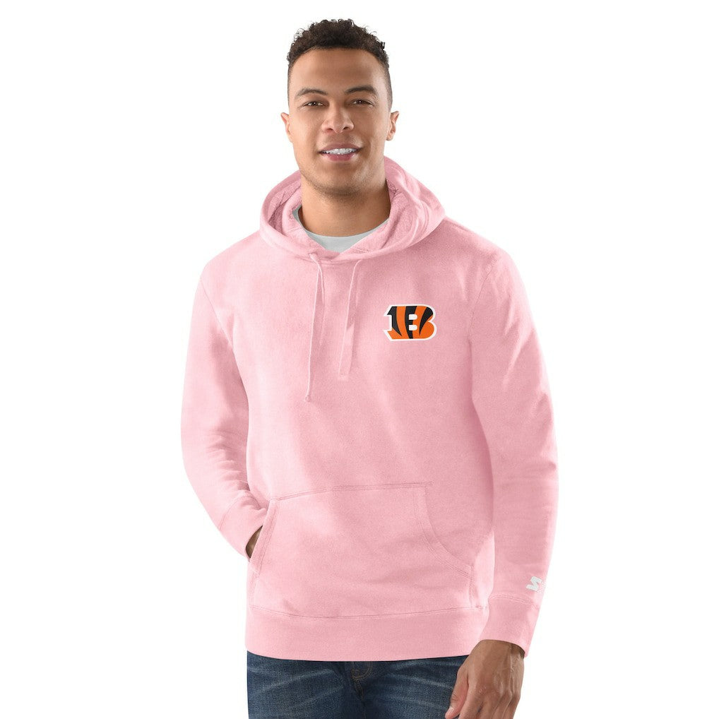 Cincinnati Bengals Margaritaville Time Flies Garment Dyed Pullover Hoodie Orange - NFL