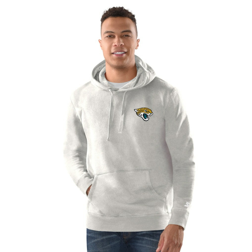 Jacksonville Jaguars Margaritaville Time Flies Garment Dyed Pullover Hoodie Gray - NFL