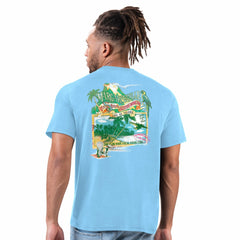 Houston Texans Margaritaville Time Flies T-Shirt Light Blue - NFL