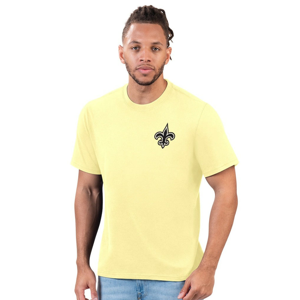 New Orleans Saints Margaritaville Time Flies T-Shirt Gold - NFL