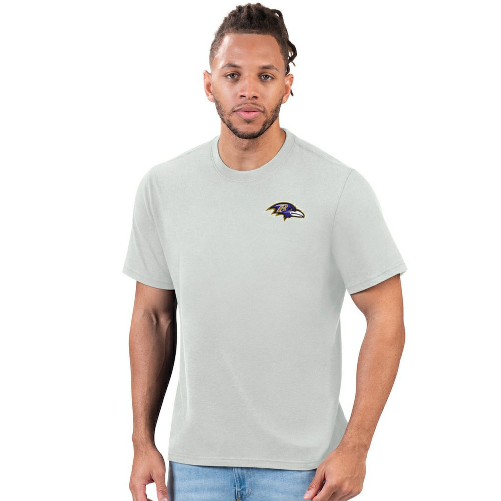 Baltimore Ravens Margaritaville Time Flies T-Shirt Gray - NFL