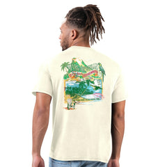 Atlanta Falcons Margaritaville Time Flies T-Shirt Cream - NFL
