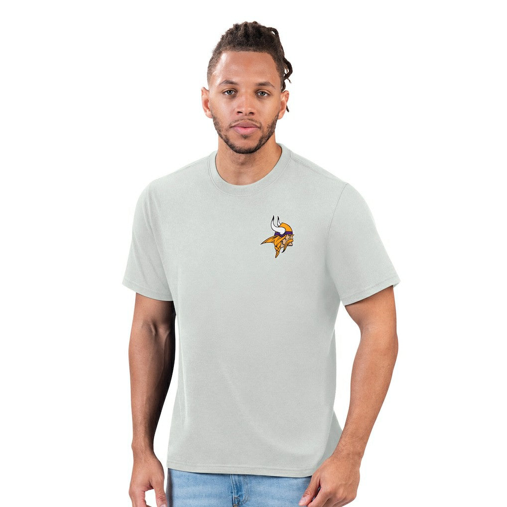 Minnesota Vikings Margaritaville Time Flies T-Shirt Gray - NFL