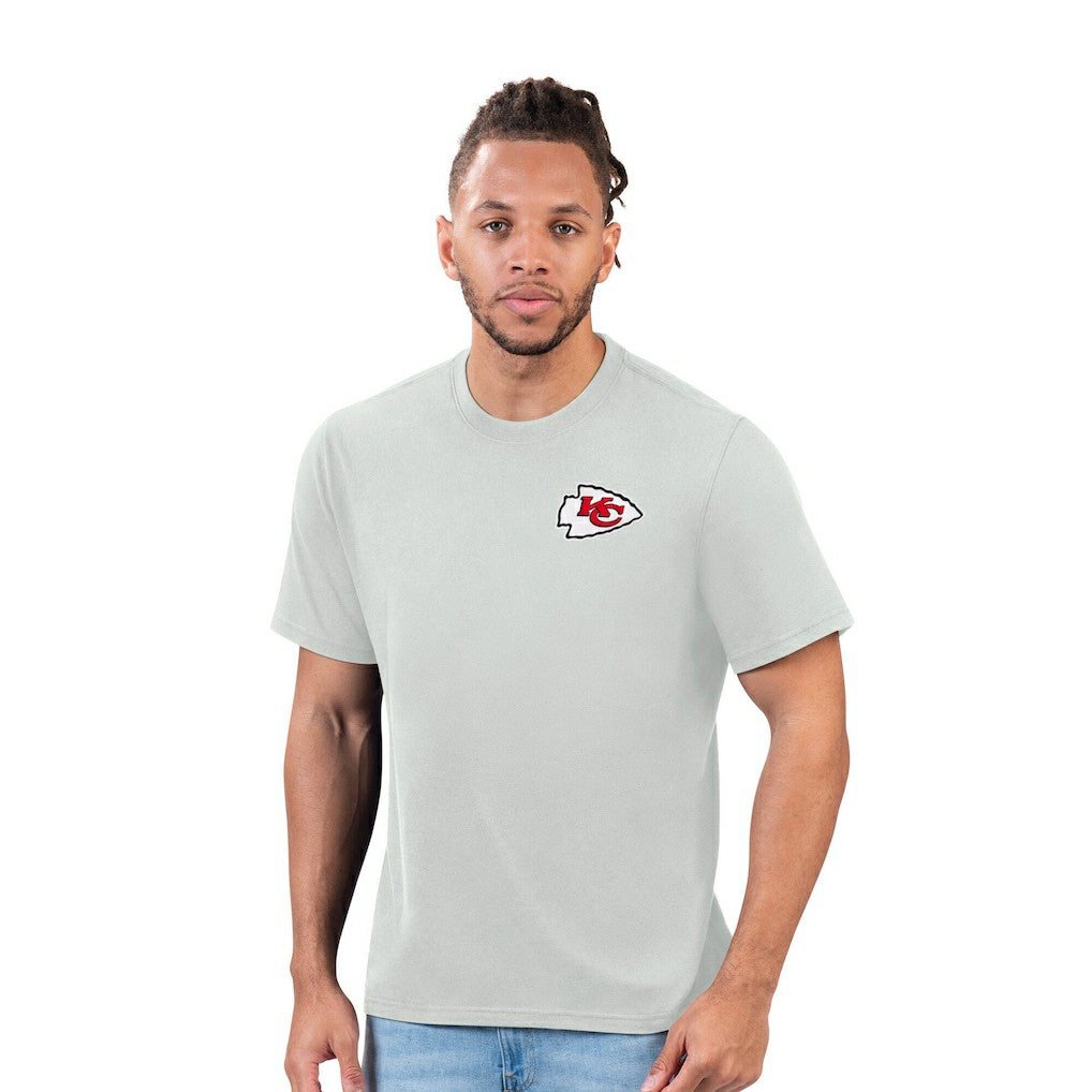 Kansas City Chiefs Margaritaville Time Flies T-Shirt Gray - NFL