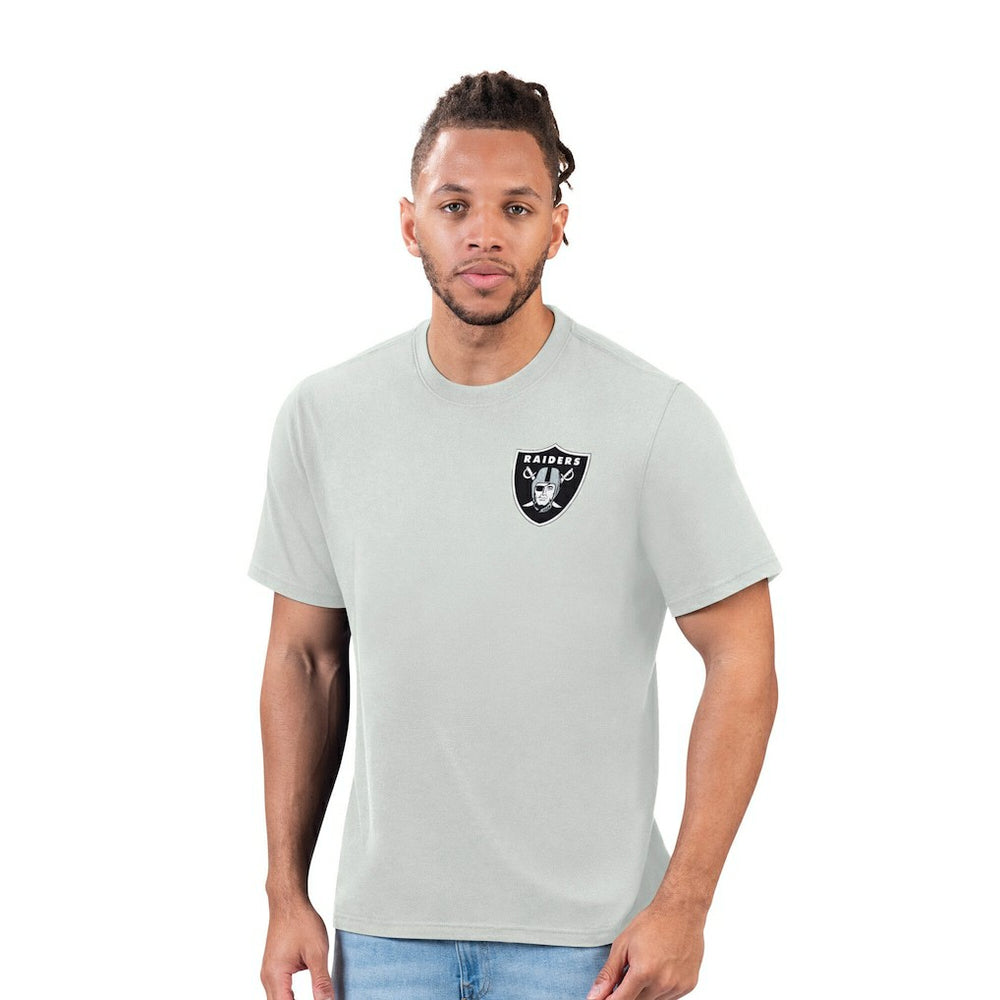 Las Vegas Raiders Margaritaville Time Flies T-Shirt Gray - NFL