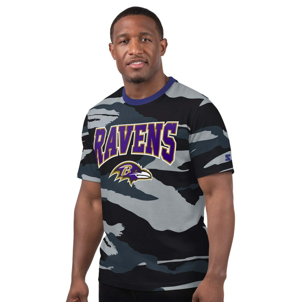 Baltimore Ravens Starter Thursday Night Gridiron T-Shirt Gray - NFL