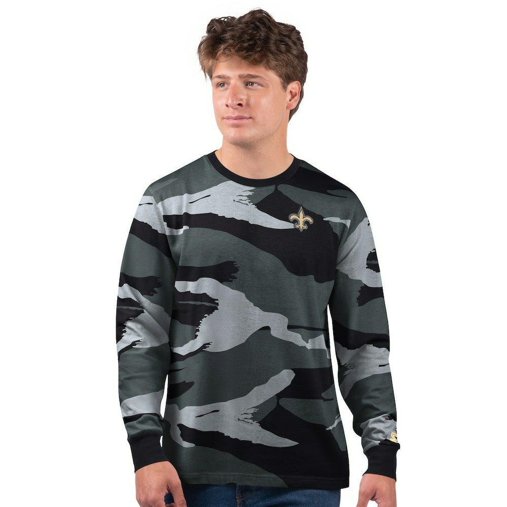 New Orleans Saints Starter Thursday Night Gridiron Long Sleeve T-Shirt- Gray - NFL