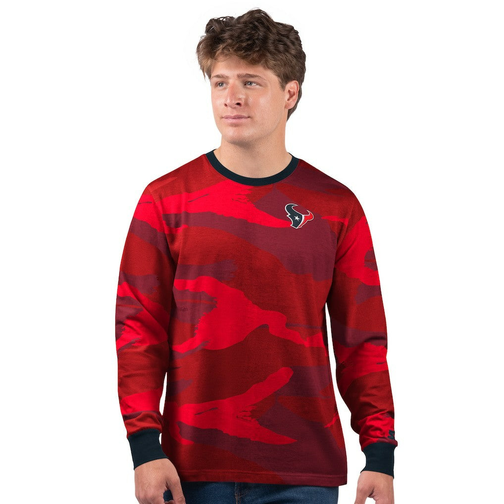 Houston Texans Starter Thursday Night Gridiron Long Sleeve T-Shirt- Red - NFL