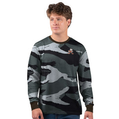 Cleveland Browns Starter Thursday Night Gridiron Vintage Logo Long Sleeve T-Shirt Gray - NFL