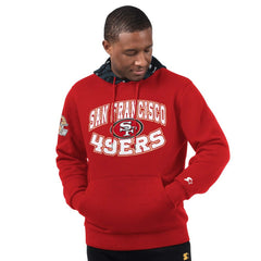 San Francisco 49ers Starter Thursday Night Gridiron Pullover Hoodie Scarlet - NFL