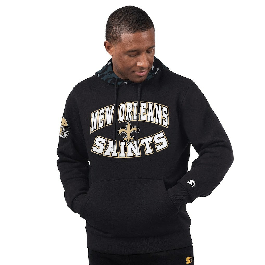 New Orleans Saints Starter Thursday Night Gridiron Pullover Hoodie Black - NFL