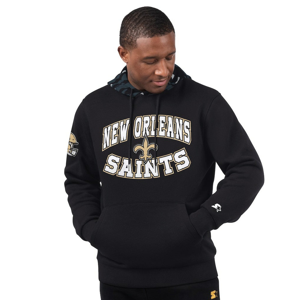 New Orleans Saints Starter Thursday Night Gridiron Pullover Hoodie Black - NFL