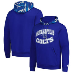 Indianapolis Colts Starter Thursday Night Gridiron Vintage Logo Pullover Hoodie Royal - NFL