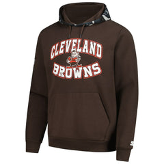 Cleveland Browns Starter Thursday Night Gridiron Vintage Logo Pullover Hoodie Brown - NFL