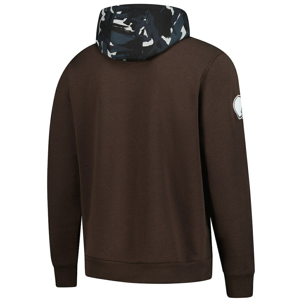 Cleveland Browns Starter Thursday Night Gridiron Vintage Logo Pullover Hoodie Brown - NFL