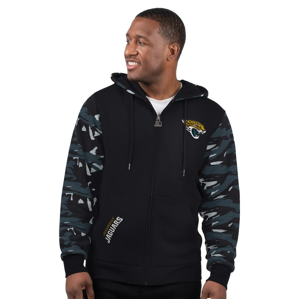 Jacksonville Jaguars Starter Thursday Night Gridiron Full-Zip Hoodie Black - NFL
