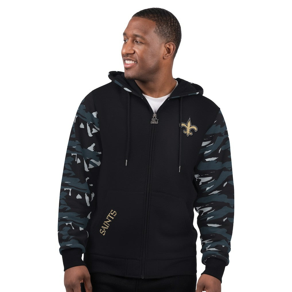 New Orleans Saints Starter Thursday Night Gridiron Full-Zip Hoodie Black - NFL