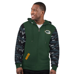 Green Bay Packers Starter Thursday Night Gridiron Full-Zip Hoodie Green - NFL