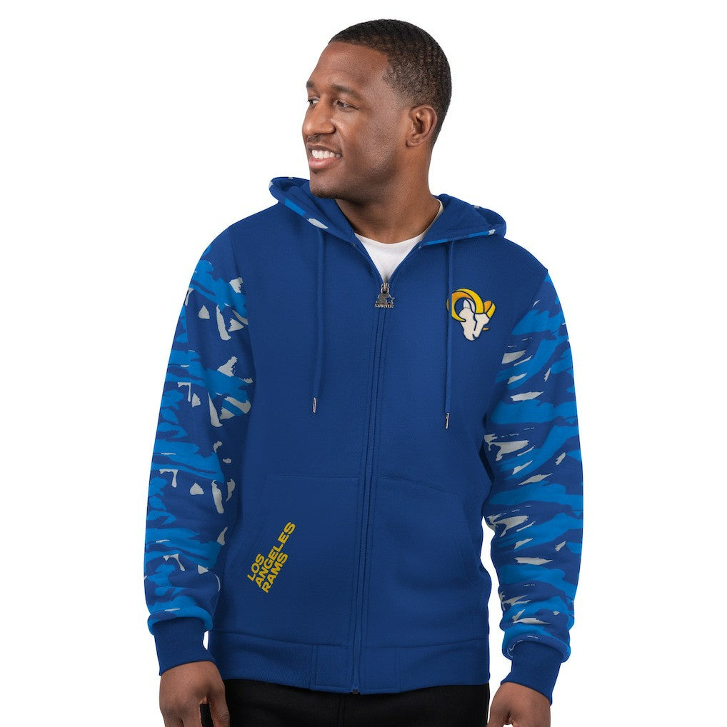 Los Angeles Rams Starter Thursday Night Gridiron Full-Zip Hoodie Royal - NFL