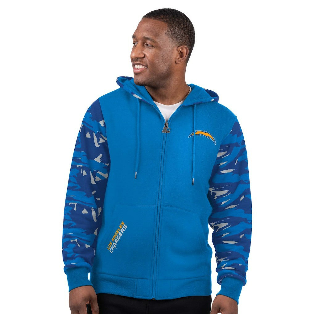 Los Angeles Chargers Starter Thursday Night Gridiron Full-Zip Hoodie Powder Blue - NFL