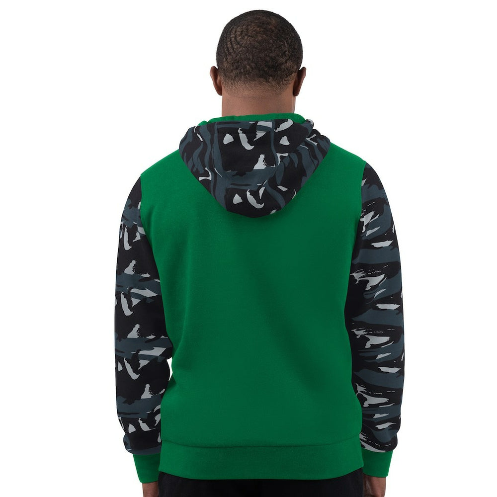 Philadelphia Eagles Starter Thursday Night Gridiron Vintage Logo Full-Zip Hoodie Kelly Green - NFL