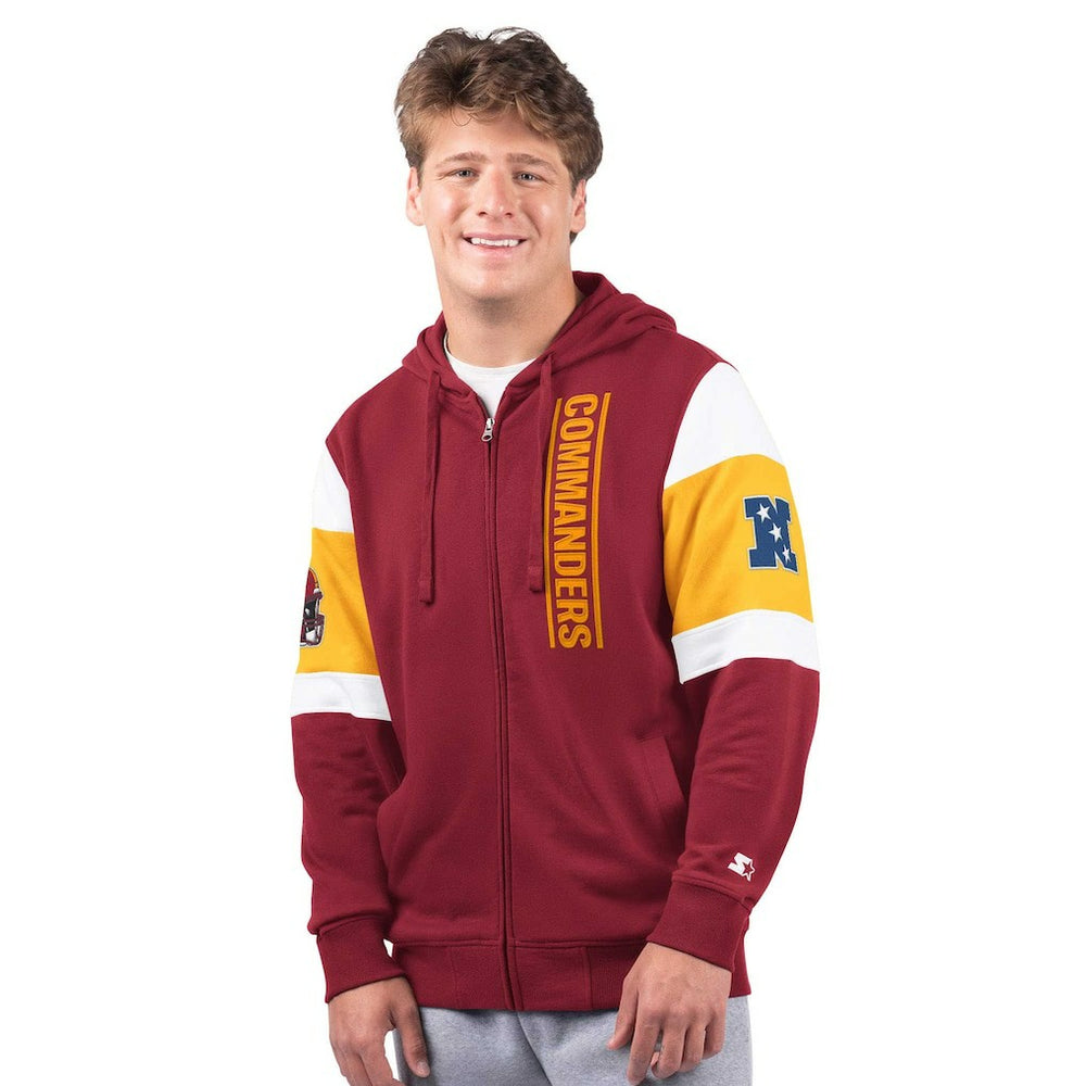 Washington Commanders Starter Extreme Full-Zip Hoodie Burgundy - NFL