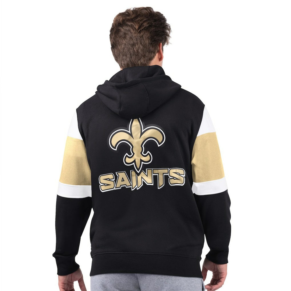 New Orleans Saints Starter Extreme Full-Zip Hoodie Black - NFL