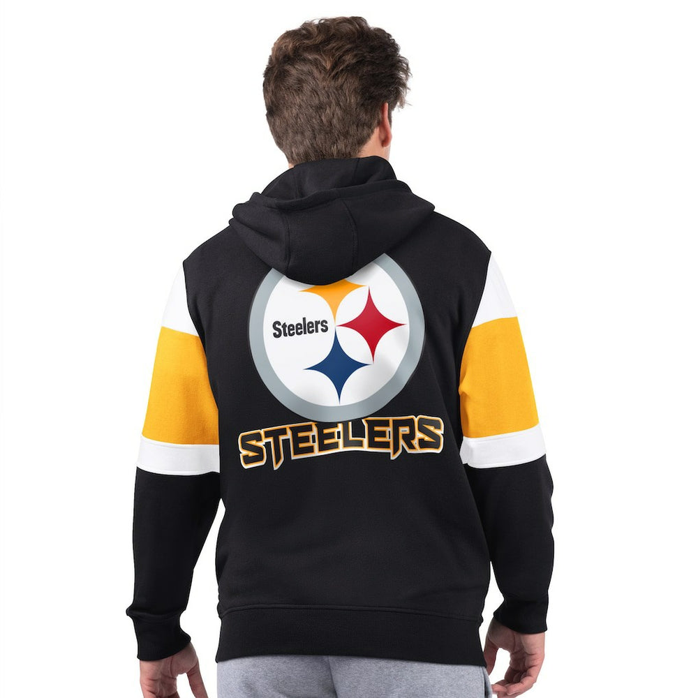 Pittsburgh Steelers Starter Extreme Full-Zip Hoodie Black - NFL
