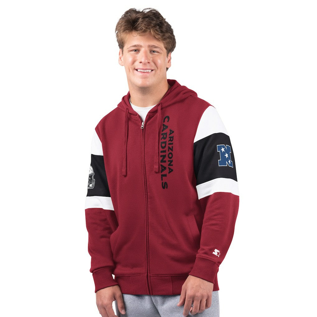 Arizona Cardinals Starter Extreme Full-Zip Hoodie Cardinal - NFL