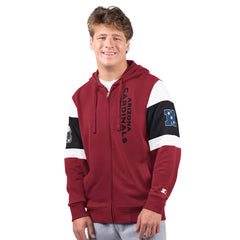 Arizona Cardinals Starter Extreme Full-Zip Hoodie Cardinal - NFL