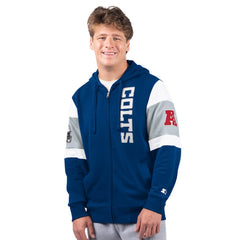 Indianapolis Colts Starter Extreme Full-Zip Hoodie Royal - NFL